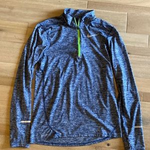 Nike size small running half-zip pullover